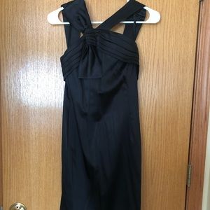 Black asymmetrical dress